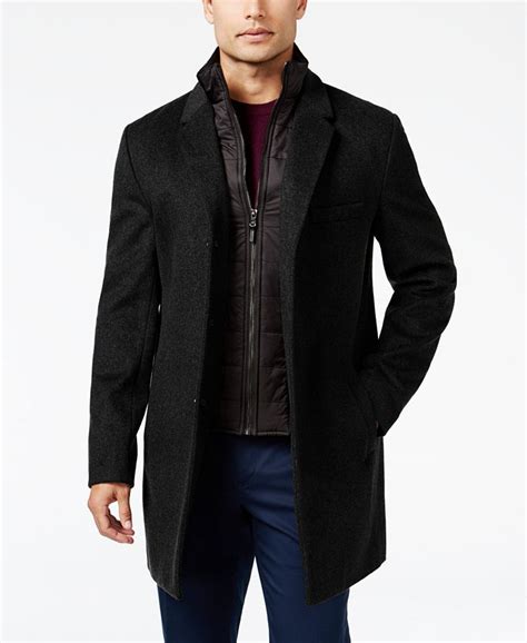 michael kors men's water-resistant overcoat|Michael Kors Michael Kors Men's Water.